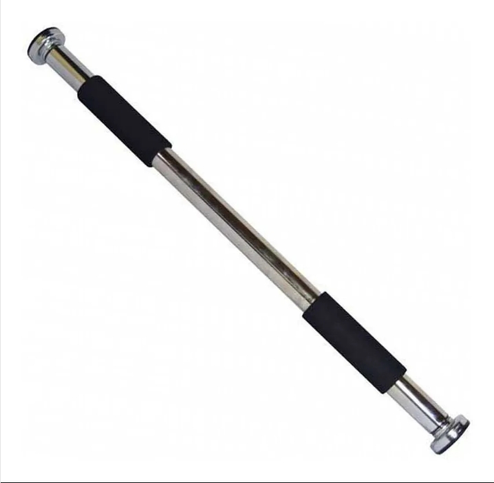 Barra cromada para puerta importada. Amplio rango de ajuste, 60a 100 cms, soporta 100 kls. Precio 550. Ref. Nº 59